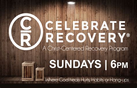 What is Celebrate Recovery? Celebrate Recovery is a Bible-based, Christ-centered recovery program for those who struggle with life’s hurts, hang-ups, and habits including addictions, compulsive, and dysfunctional …
